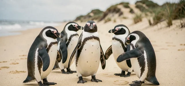 Découvrez que cachent les manchots sur une plage à travers leurs photos intrigantes